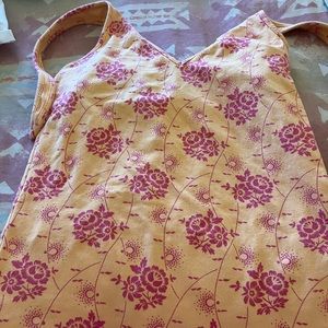 Gapstretch halter top, tie neck